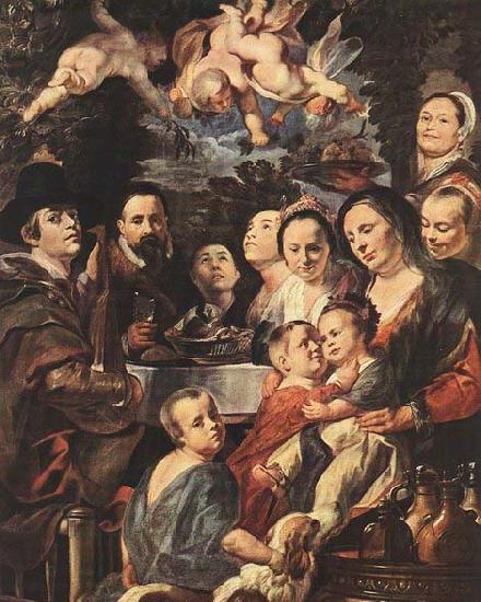 Jacob Jordaens Self-portrait among Parents, Brothers and Sisters Sweden oil painting art